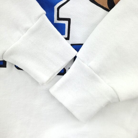 Yale University Vintage Sweatshirt Crewneck Bulldog Raised Spellout Made USA XL - Picture 13 of 14